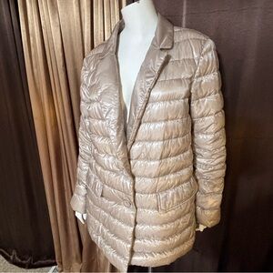 Herno Shimmering champagne  Puffer Jacket